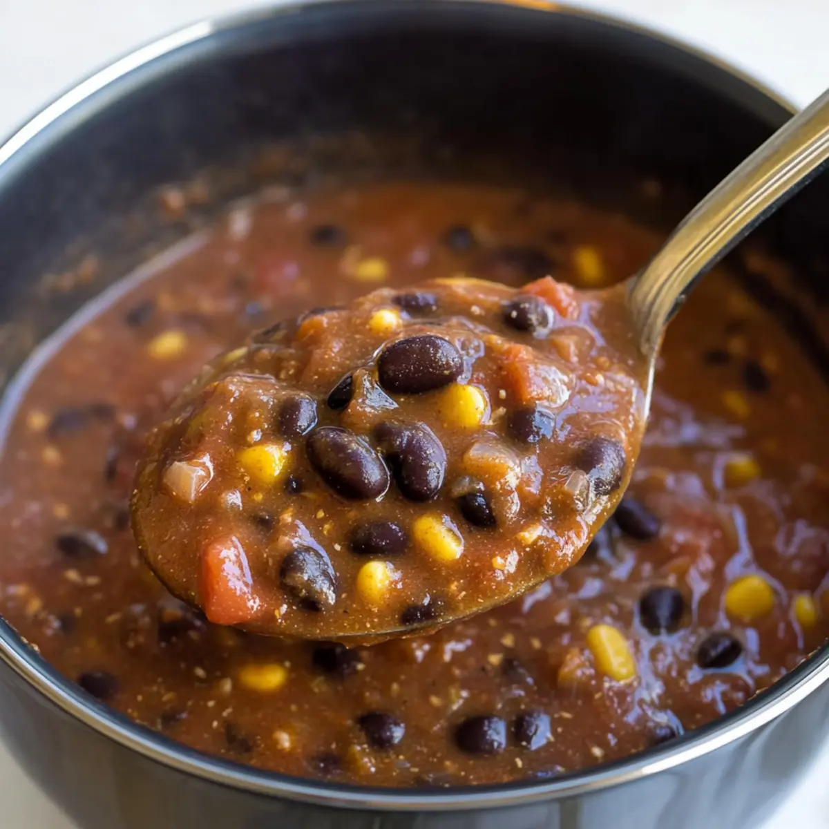 Hearty Black Bean Enchilada Soup for Cozy Nights In