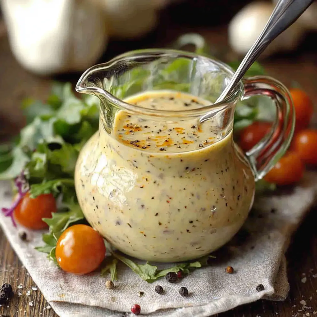 Creamy Parmesan Pepper Dressing Recipe for Flavorful Meals