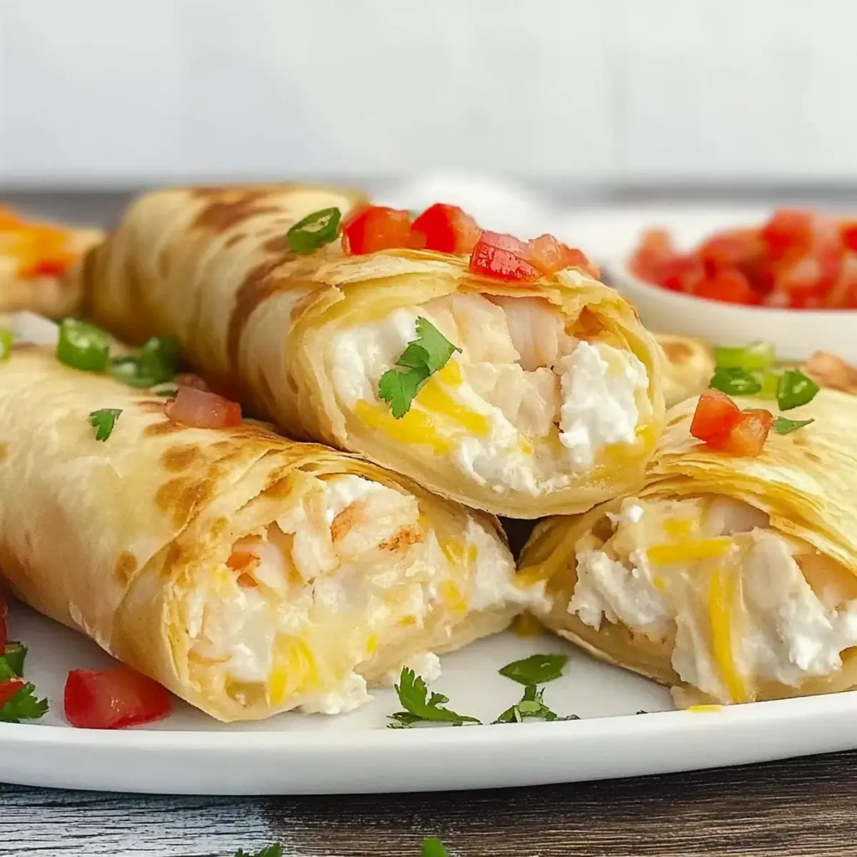 Baked Imitation Crab Chimichangas: Creamy Tex-Mex Delight