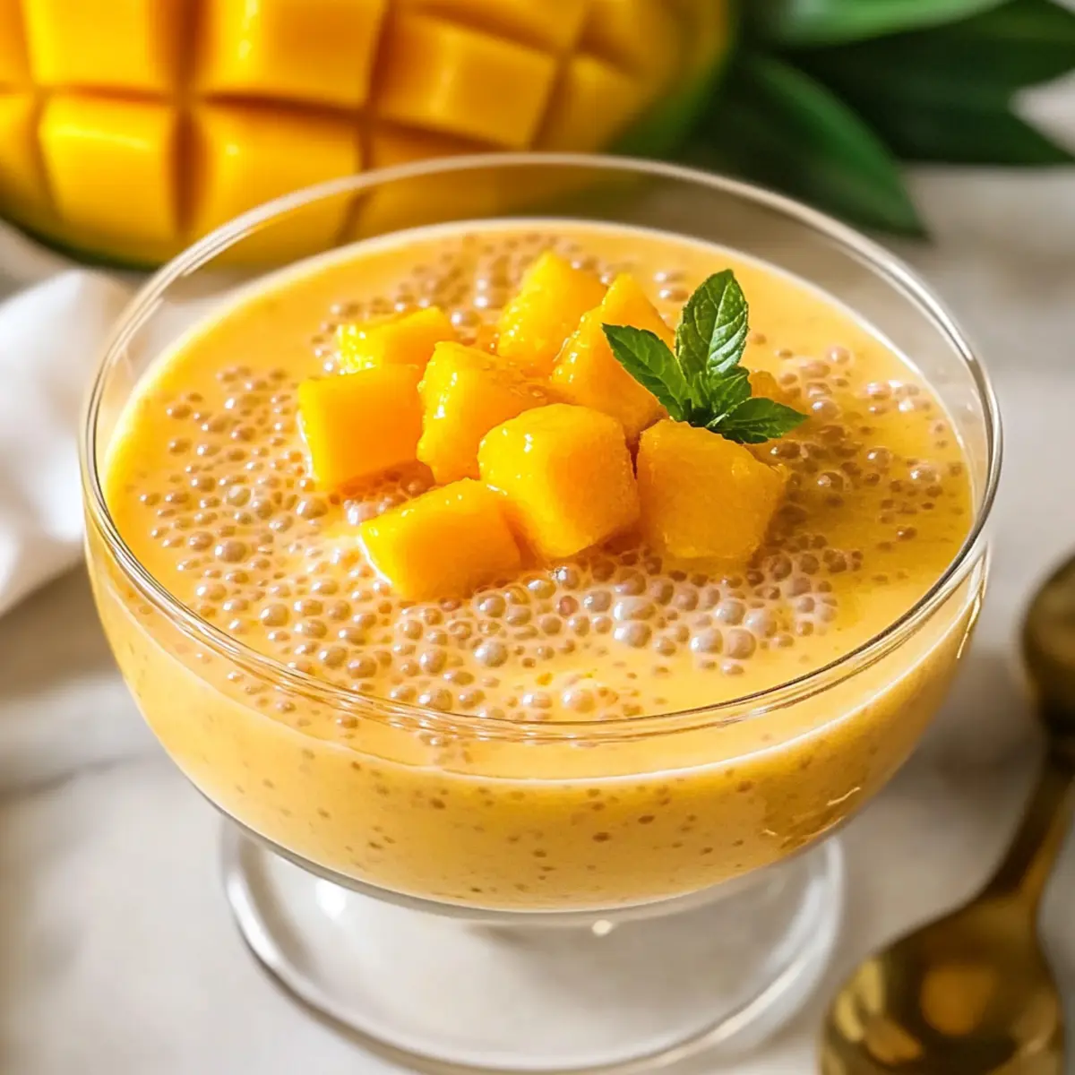Creamy Mango Sago: A Refreshing Tropical Dessert Delight