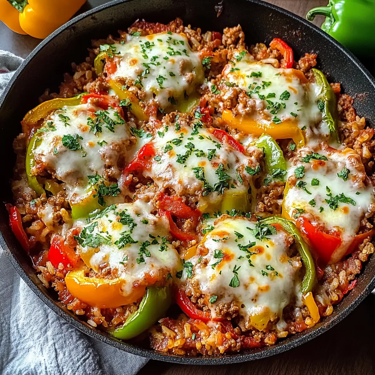 Unstuffed Pepper Skillet: Comfort Food in One Delicious Pan