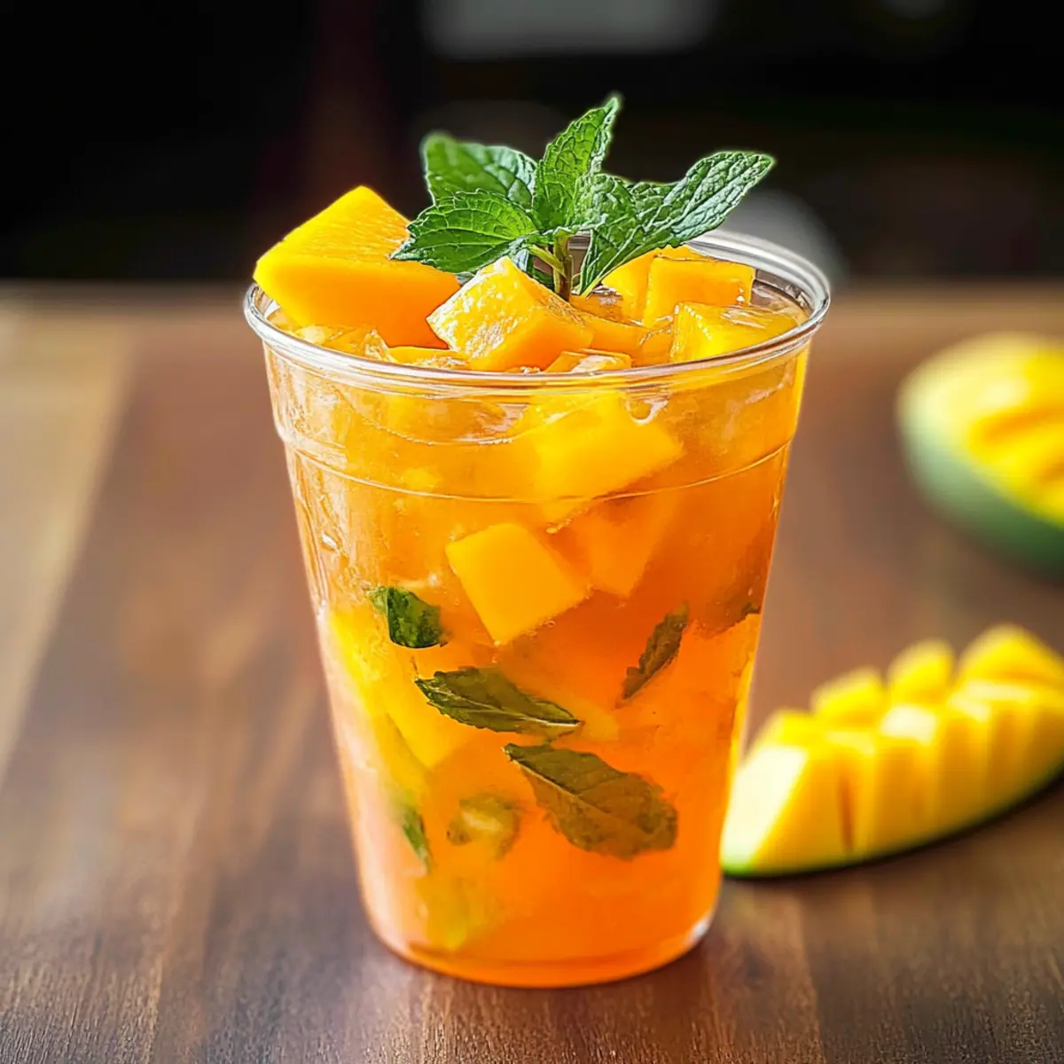 Homemade Mango Iced Tea for a Refreshing Summer Delight