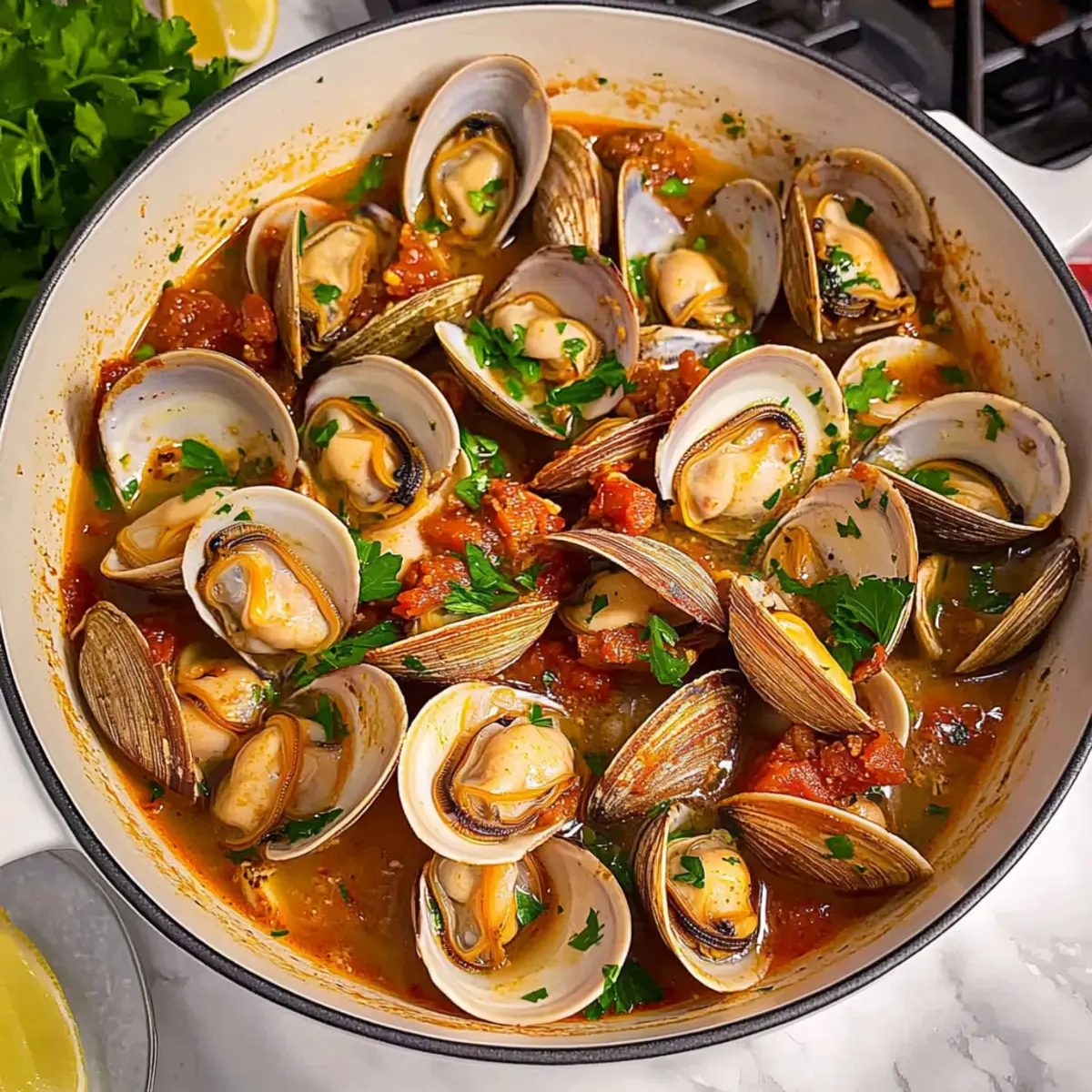 Savor Clams and Chorizo in a Bold White Wine Broth